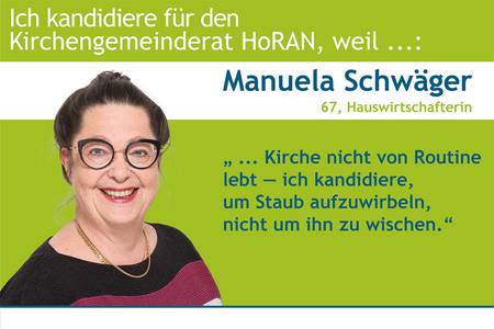 Manuela Schwäger kandidiert.