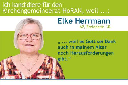 Elke Herrmann kandidiert.