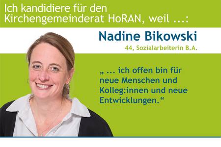Nadine Bikowski kandidiert