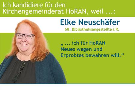 Elke Neuschäfer kandidiert.