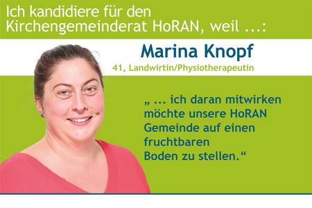 Marina Knopf kandidiert