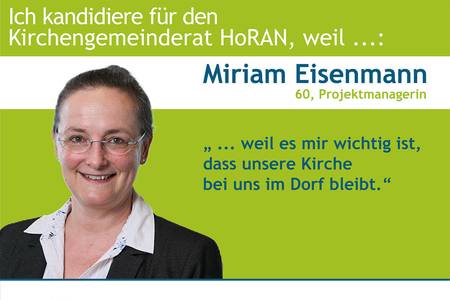 Miriam Eisenmann kandidiert.