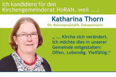 Katharina Thorn kandidiert.