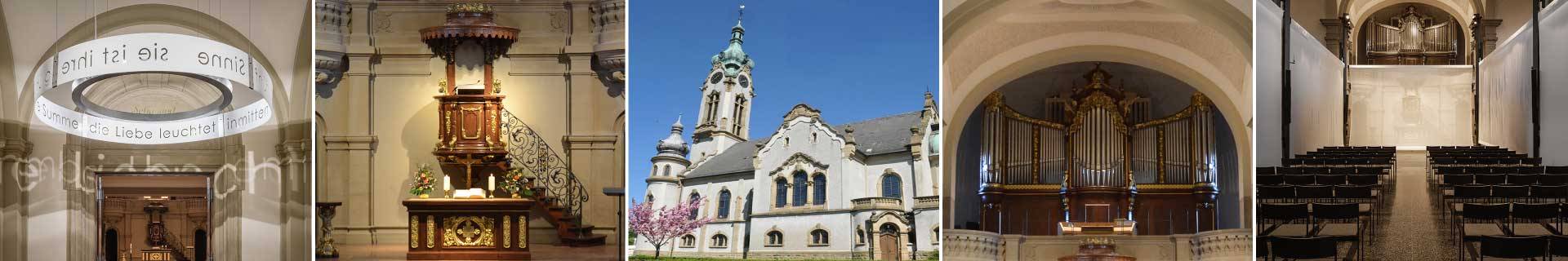 Innenansichten der Evang. Stadtkirche Hockenheim