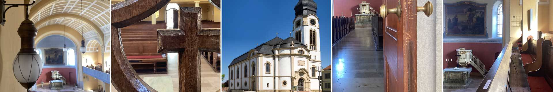 Bilder der Evang. Kirche Neulussheim